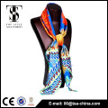 Digital print 2015 new design silk scarf wholesale china